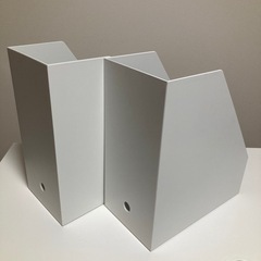 無印良品 スタンドファイルボックス・ワイド 2つセットの画像