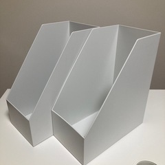 無印良品 スタンドファイルボックス・ワイド 2つセットの画像
