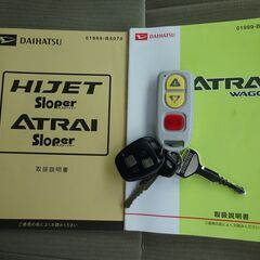 福祉車両　平成２２年式　アトレーワゴン　車いす仕様スロープタイプ　電動ウインチ（リモコン付）リヤヒーター　予備検付　フレンドシップの画像