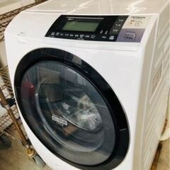 市内配送設置無料　日立 HITACHI BD-S8700L-W [ビッグドラムスリム ななめ型ドラム式洗濯乾燥機（10.0kg） 左開き 自動お掃除搭載 ピュアホワイト]