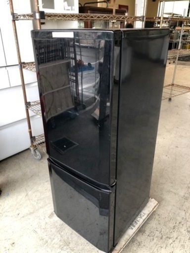 福岡市内配送無料　三菱電機 MITSUBISHI ELECTRIC MR-P15Y-B [冷蔵庫 Pシリーズ （146L・右開き） サファイアブラック]