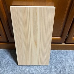 国産　高級ヒノキ　新品　まな板　の画像