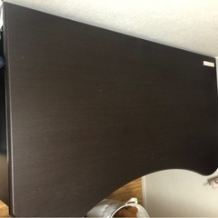 テーブル　パソコンデスク　キーボード収納付きの画像