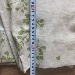 【取引中】カーテン　100cm×196cm　2枚　植物　ニトリの画像