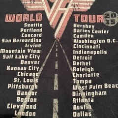 【レア】VAN HALEN 2015年 WORLD TOUR tシャツ ロックTシャツの画像