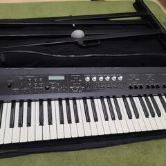 KORG PS60 ヘッドホン・キーボードスタンド・純正カバー付の画像