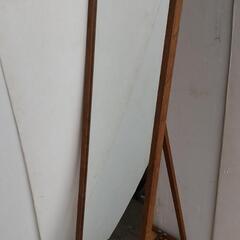 ☆木枠　姿見　全身鏡　スタンド　幅40☆