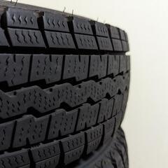 軽バン用　スタッドレスタイヤPR　ホイールセット黒色の画像