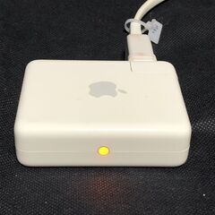 Apple純正　AirMac Express Base Station（A1264・MB321J/A）通電確認＆現状渡しの中古品の画像