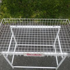 ■配達可■販売ワゴン 店舗 フリマ ワゴンセール イベントワゴン 折り畳み可 スチール製　　　　の画像