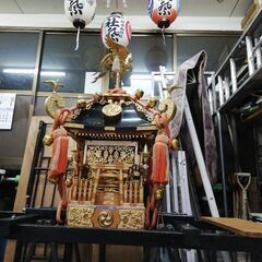 子供神輿一尺三寸台輪　宮大工制作品  祭礼やイベント用としてご利用くださいの画像