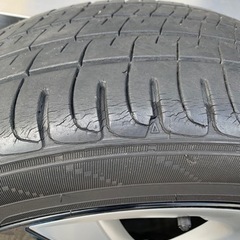 50プリウス純正17インチホイール タイヤセットの画像