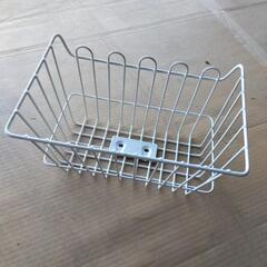 【新品】社外品　バイク用フロントバスケット白