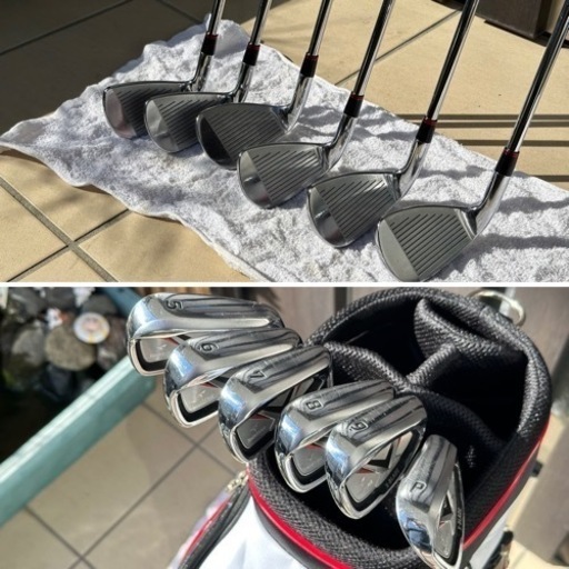 【受け渡し決定】アイアン、ウッド、ドライバー、パター計12本全部セットゴルフバッグ入りおまけあり