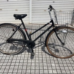 【26インチ自転車】内装3段変速　オートライト付き　カゴ、鍵新品...