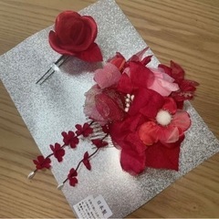 ヘアアクセサリー　お花