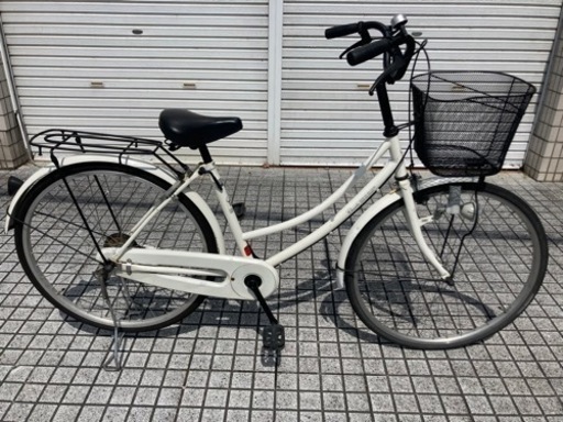 【26インチ自転車】変速なし　LEDダイナモライト使用　カゴ、サドル新品❗️若林自転車　膳所店　SALE中❗️