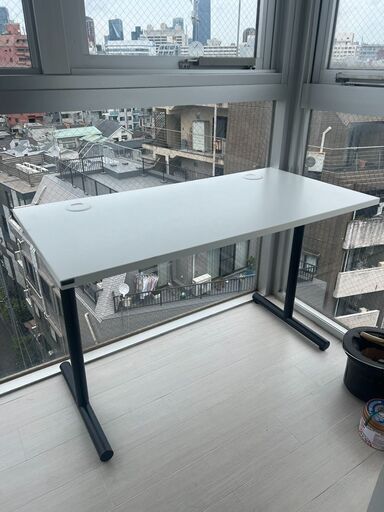 【恵比寿】幅120cm×奥行60cm デスク ホワイト