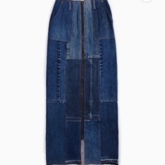 MALION vintage♢2way denim w-zip long skirtの画像