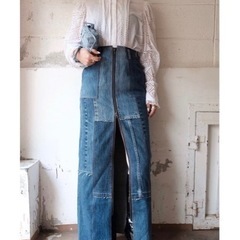 MALION vintage♢2way denim w-zip ...