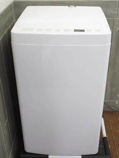 ss5267　アマダナ　全自動洗濯機　AT-WM55　5.5kg　ホワイト　amadana　全自動電気洗濯機　ステンレス槽　縦型　上開き　風乾燥　シンプル　スリム　コンパクト　白　ハイアール