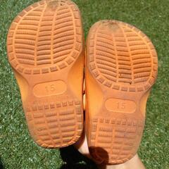キッズ　クロックス　crocs　サンダル　15㎝の画像