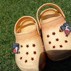 キッズ　クロックス　crocs　サンダル　15㎝の画像