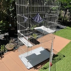 猫　ケージ　2段　0円