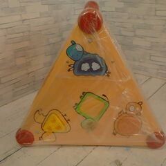 木のおもちゃ　三角の画像