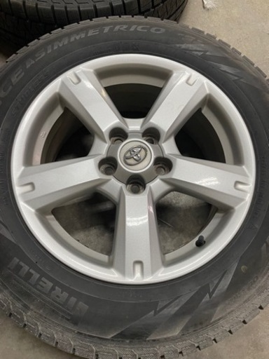 225/65R17  トヨタ純正アルミホイール　RAV4  スタッドレス　残り溝7mm