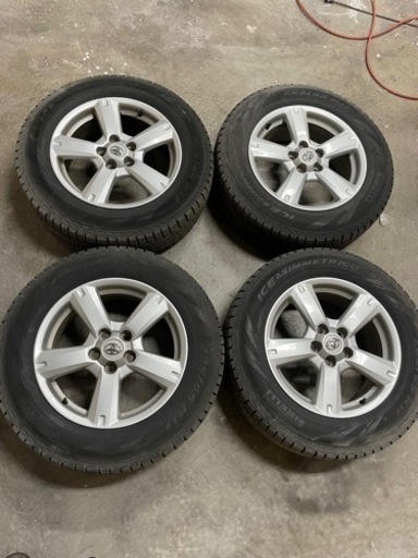 225/65R17  トヨタ純正アルミホイール　RAV4  スタッドレス　残り溝7mm