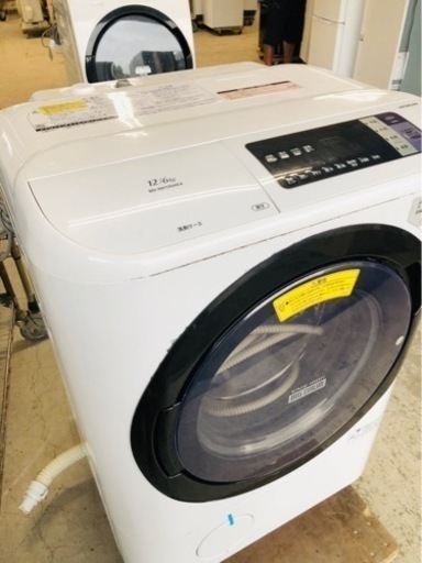 北九州市内配送無料　保証付き　日立 BD-NX120AE4 ドラム式洗濯乾燥機 12kg 洗濯機 HITACHI 家電