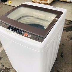 北九州市内配送無料　保証付き　AQW-GV800E-W 全自動洗濯機 ホワイト [洗濯8.0kg /乾燥機能無 /上開き] 