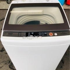 北九州市内配送無料　保証付き　AQW-GV800E-W 全自動洗濯機 ホワイト [洗濯8.0kg /乾燥機能無 /上開き] 