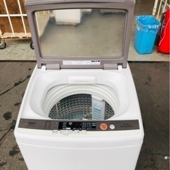 北九州市内配送無料　保証付き　AQW-GV800E-W 全自動洗濯機 ホワイト [洗濯8.0kg /乾燥機能無 /上開き] 
