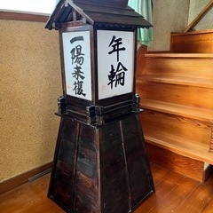 木の灯籠