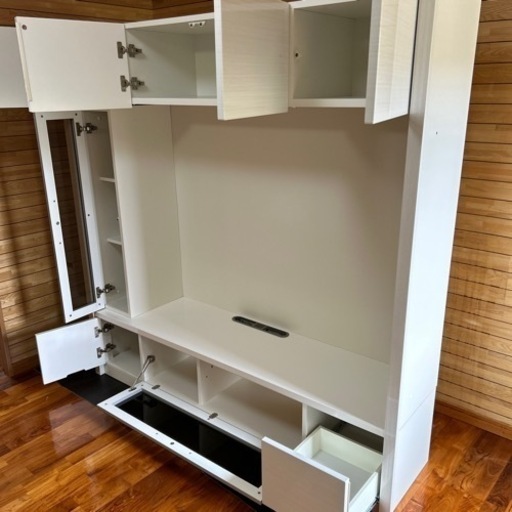 収納付きTV台美品