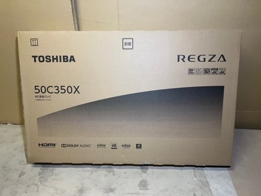 新品未開封　東芝　REGZA 50c350x