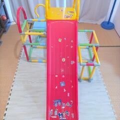 幼児用すべり台＆バスケットゴールセット
