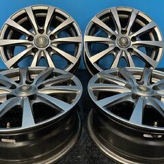 MANARAY SPORT ES マナレイスポーツ 社外ホイール 15インチ 4本 6J5HPCD114.3+45 ヴォクシー ノア等　(KH10) クレジットカード QRコード決済可能