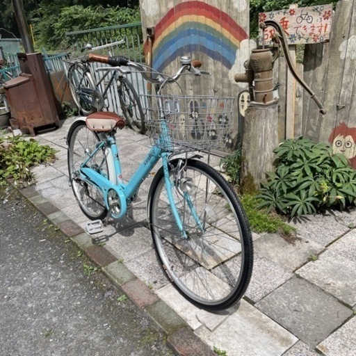 【3550】シティ　26インチ　前後タイヤ新品　10,500円（防犯・税込）