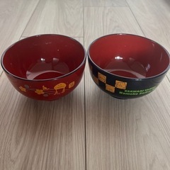 なめこ栽培キットのキャラクターの汁椀です。