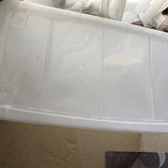 【決まりました】プラスチック衣装ケース（フタ・キャスターつき） 3個セットの画像