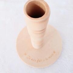 木のペン立ての画像