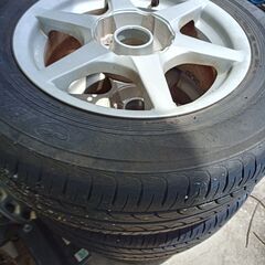 メーカー不明 15インチ 6.5jj+35 5H114.3 +4Hピッチ不明　4本