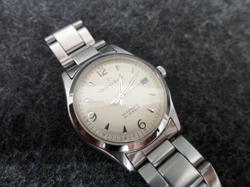 ■ORIENT STAR オリエントスター 自動巻き 腕時計 597302-70 CS 21JEWELS 裏スケルトン オートマチック