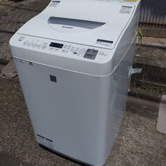 シャープ 洗濯機 ES-T5E5-KW 2018年製 中古品