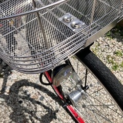 471、オシャレママチャリ27インチ黒赤