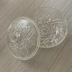 蓋付きガラス食器