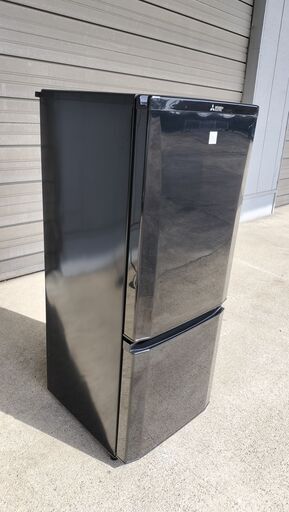 2ドア冷蔵庫 146L　三菱　MR-P15EZ-KK　2015年製　見てから購入可